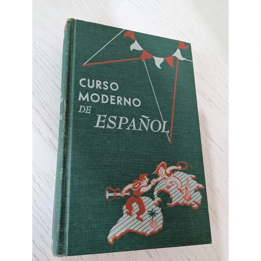 VTG 1966‎ Curso Moderno De Espanol Hardcover Book
